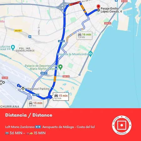 Estudio Maria Zambrano A Pasos De La Estacion Malaga Zewnętrze zdjęcie
