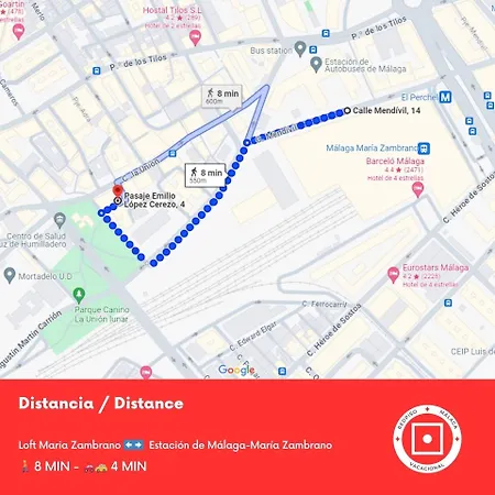 Estudio Maria Zambrano A Pasos De La Estacion Malaga Zewnętrze zdjęcie